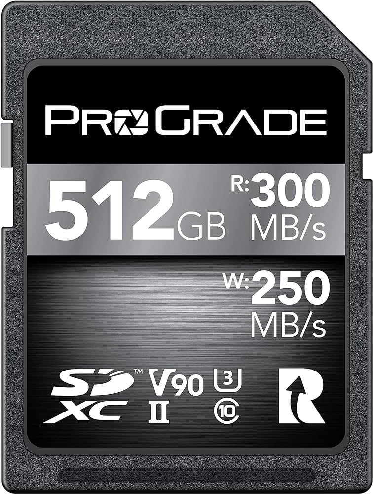 ProGrade Digital 512GB UHS-II SDXC Memory Card