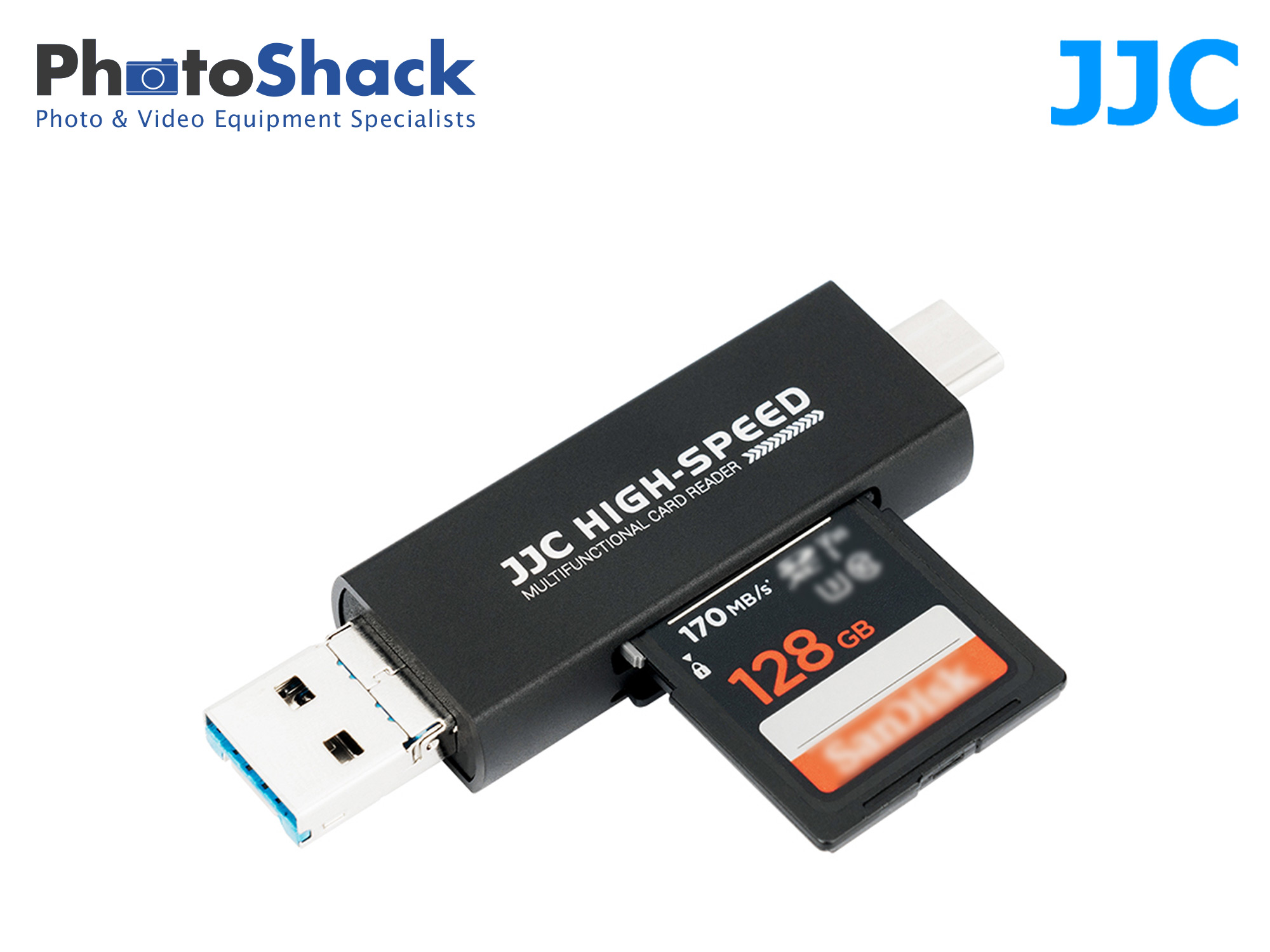 JJC Multifunctional Card Reader - Black