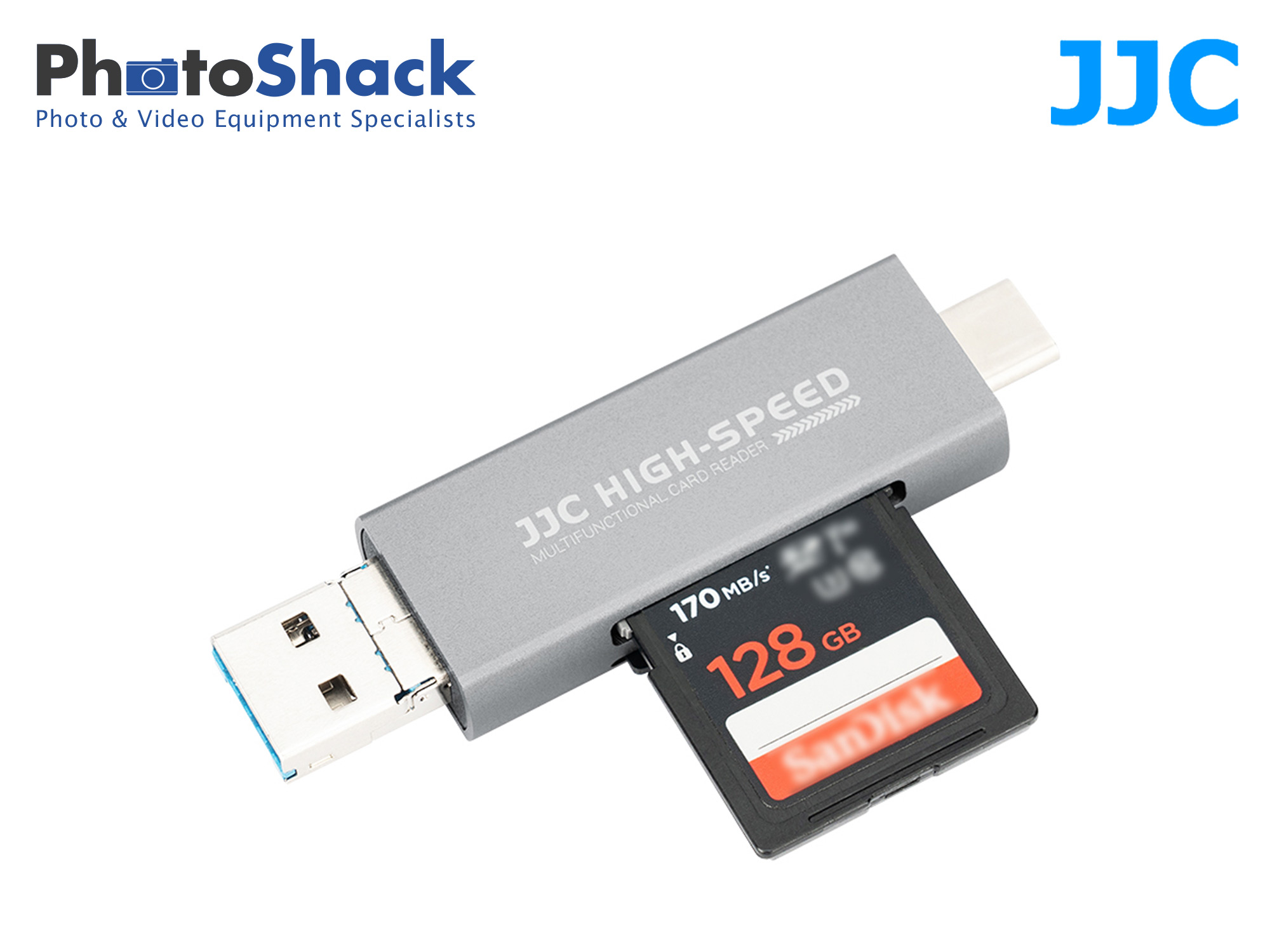 JJC Multifunctional Card Reader - Gray