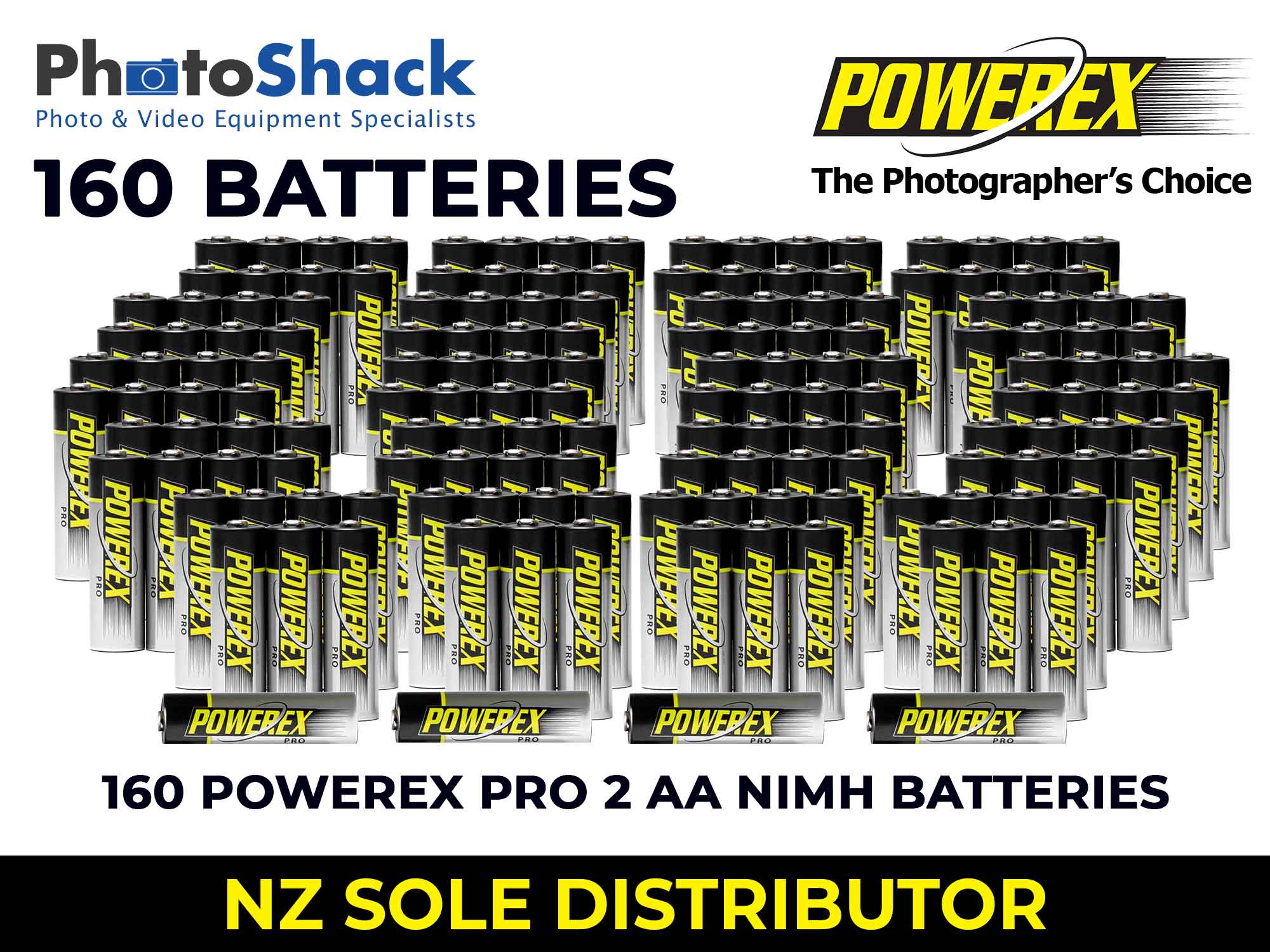 Maha Powerex PRO - AA Batteries - 2,700mAh 160 Batteries