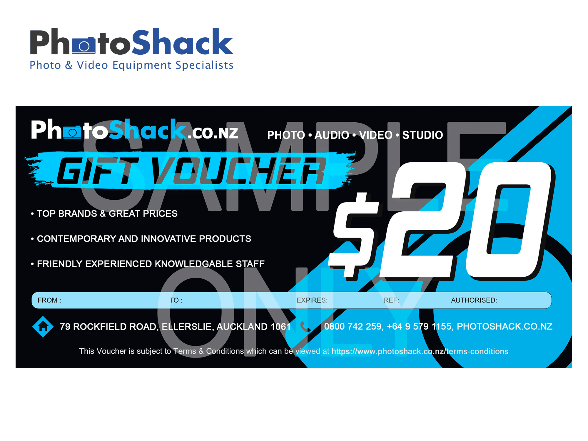 Photoshack Gift Voucher $20