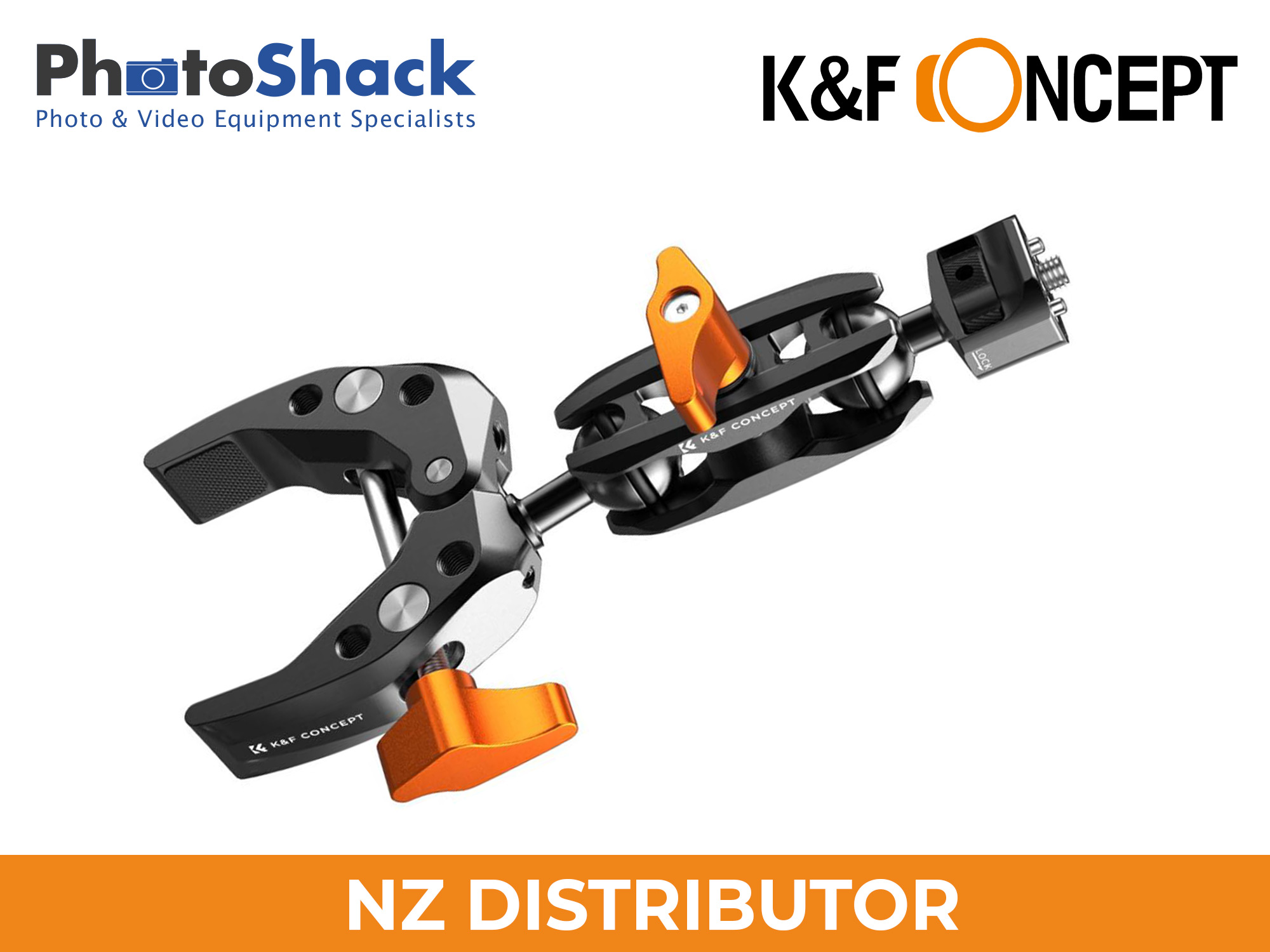 K&F MS13 Multi-Functional Super Crab Clamp and Magic Arm
