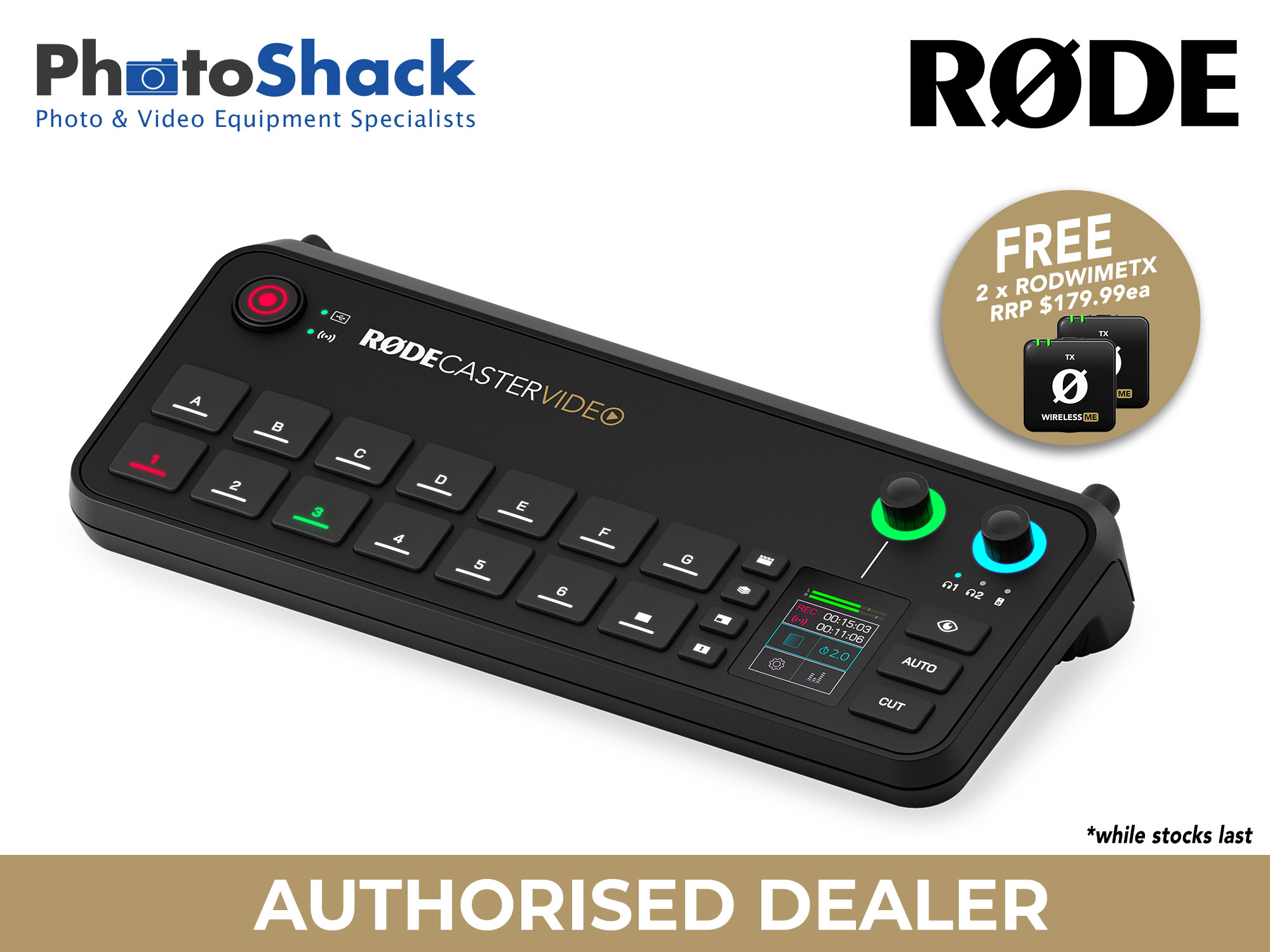 RODE RodeCaster Video - FREE RODWIMETX (2)