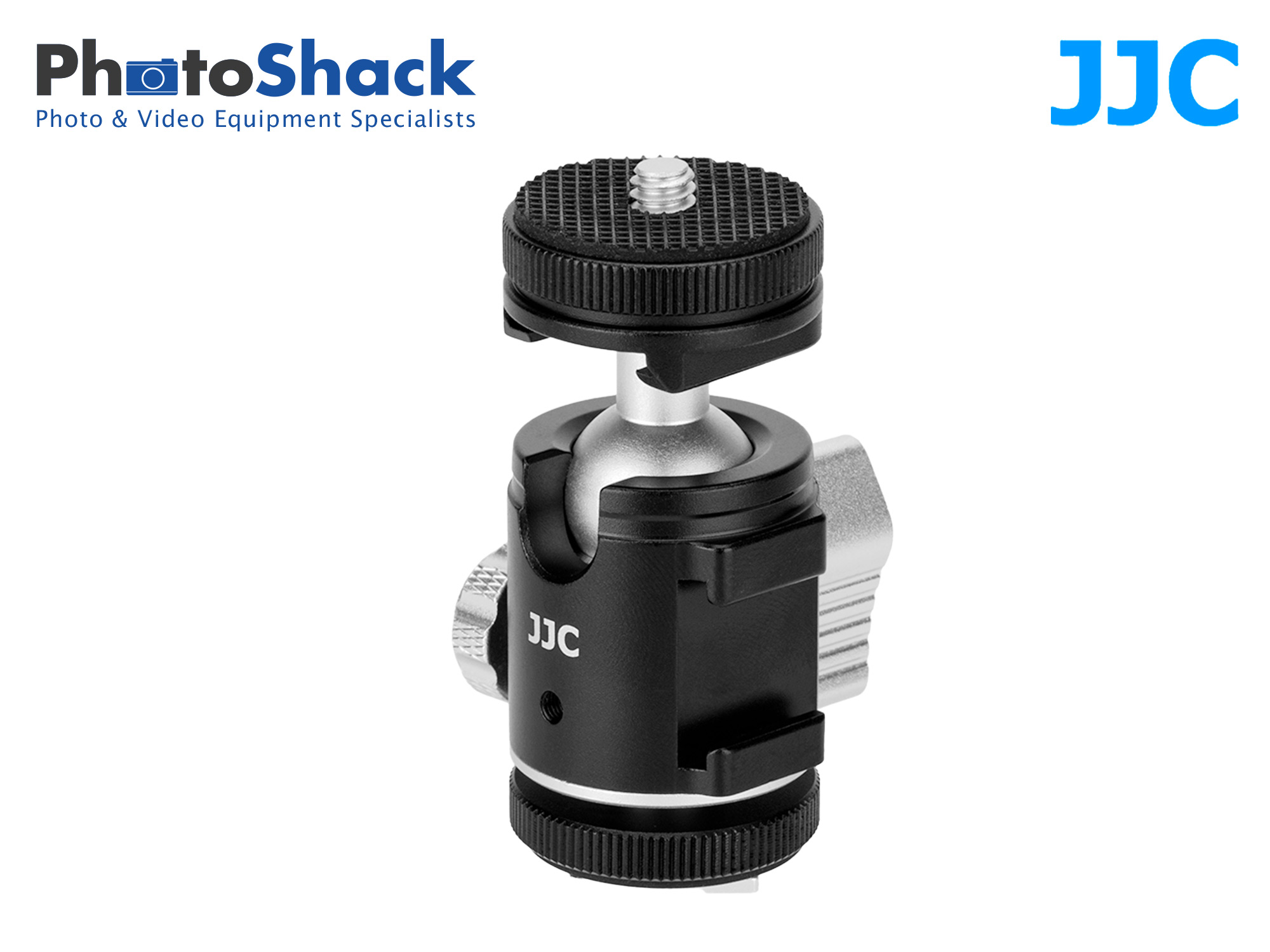 JJC Ball Head with Cold Shoe Mount