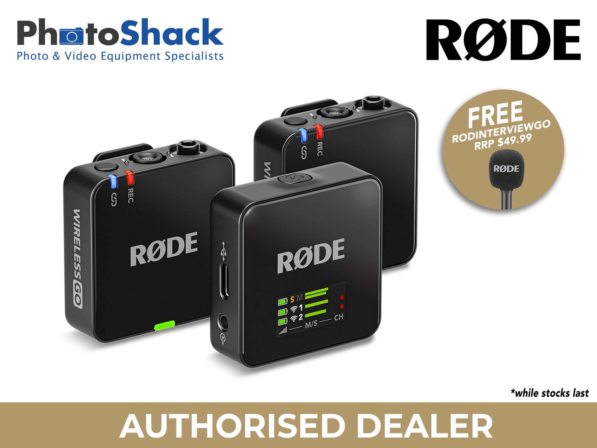 RODE Wireless Go (Gen III) - FREE RODINTERVIEWGO