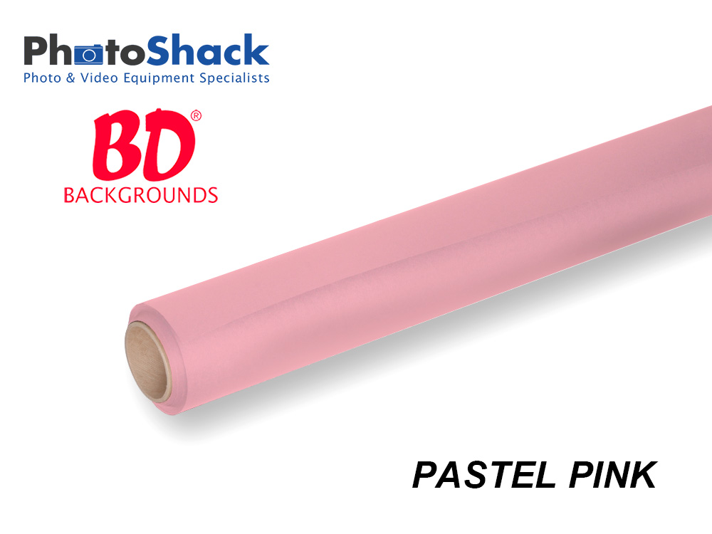 BD Paper Background Roll - 117 Pastel Pink (Coral)