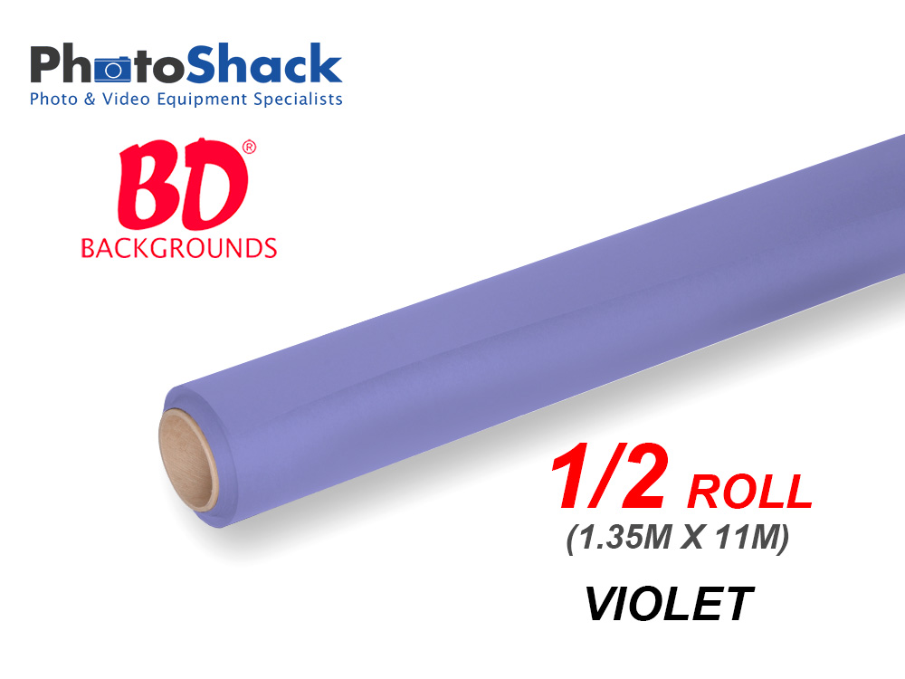 BD Paper Background Half Roll - 133 Violet (Orchid)