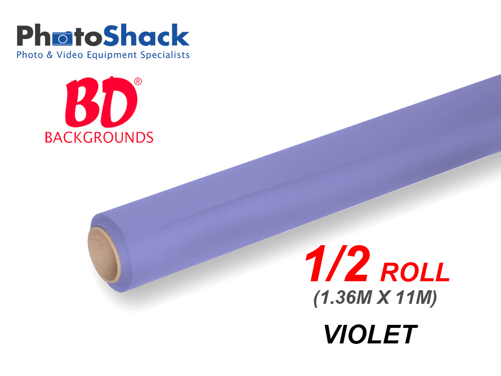 BD Paper Background Half Roll - 133 Violet (Orchid)