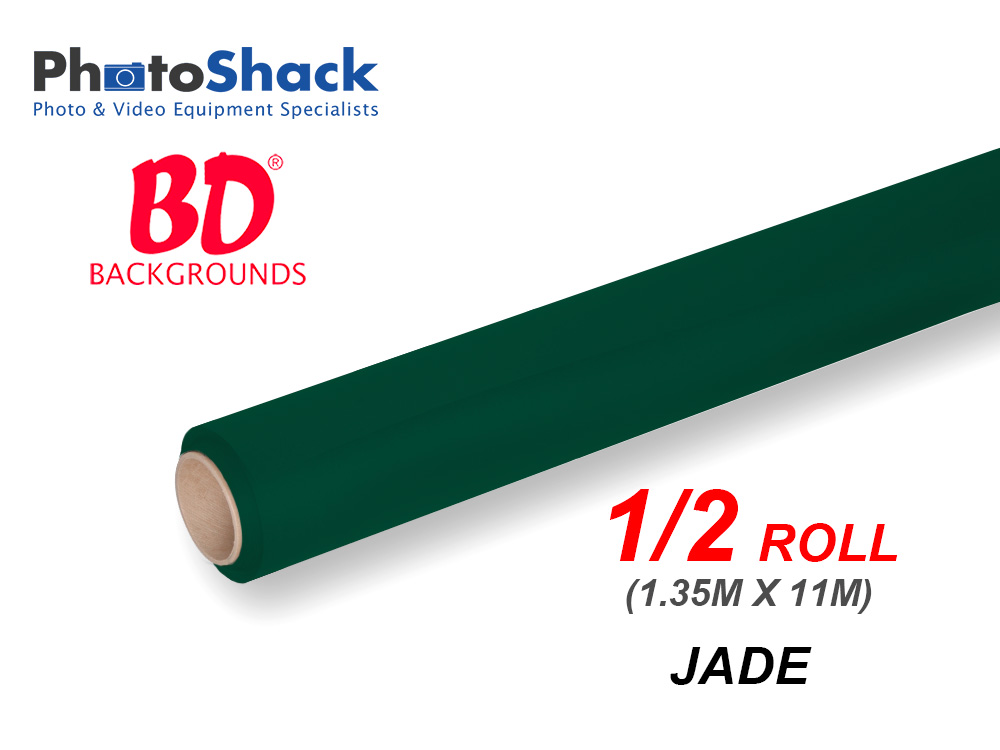 BD Paper Background Half Roll - 137 Jade (Evergreen)