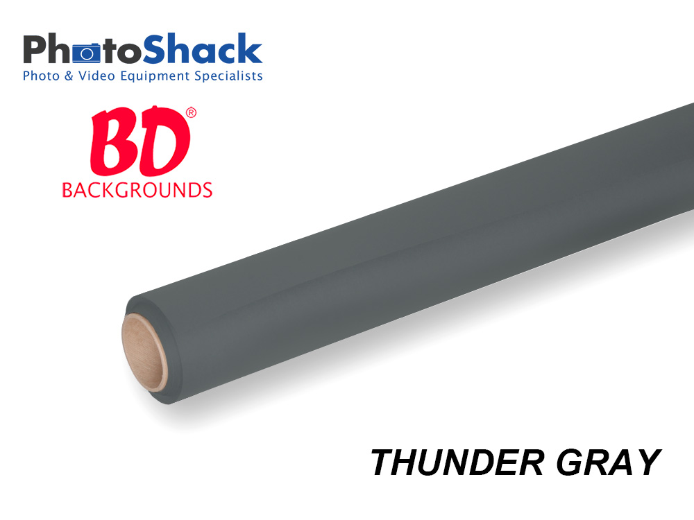 BD Paper Background Roll - 131 Thunder Gray (Dark Grey)