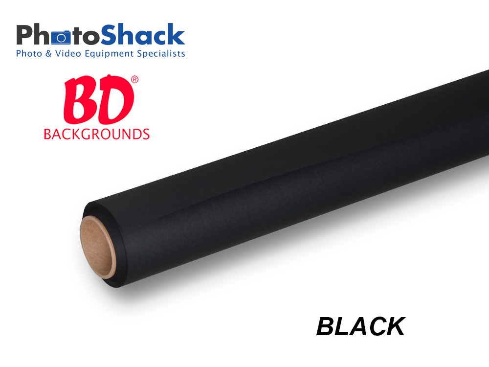 BD Paper Background Roll - 101 Black (Super Black)