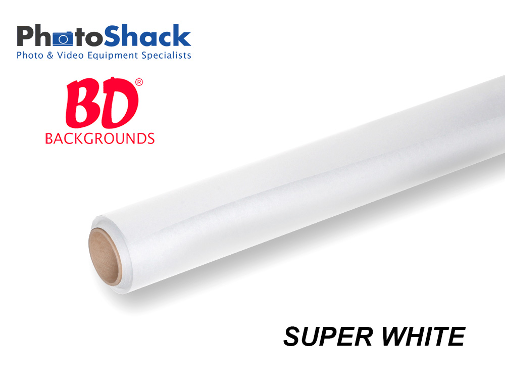 BD Paper Background Roll - 129 Super White