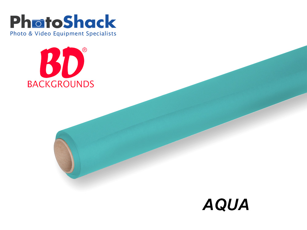 BD Paper Background Roll - 165 Aqua (Baby Blue)