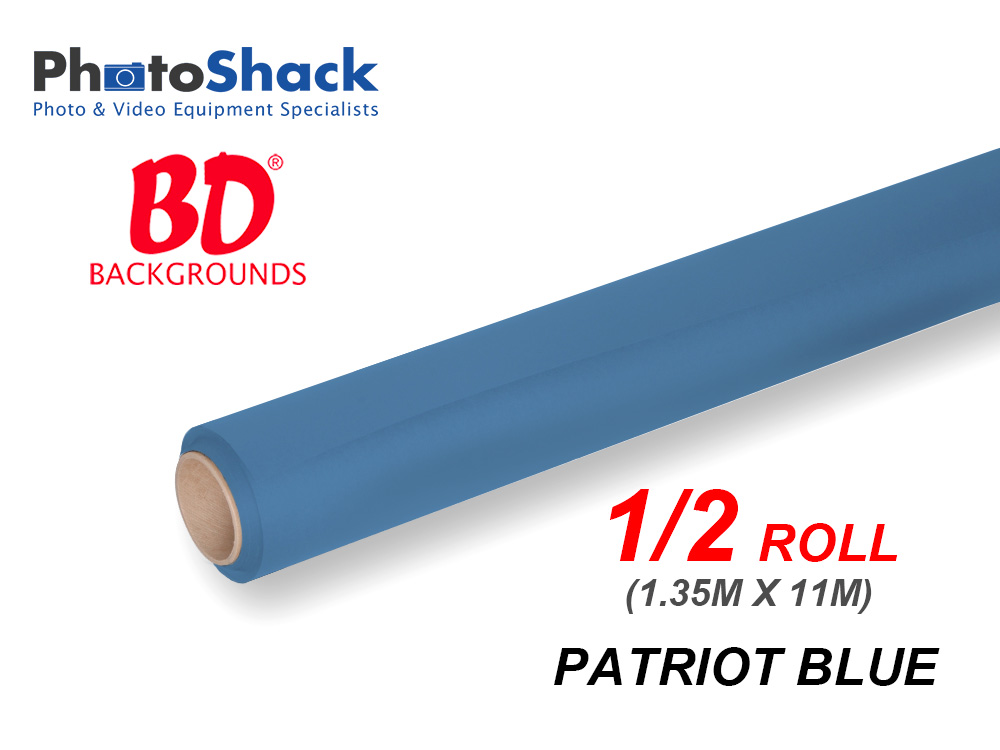 BD Paper Background Half Roll - 161 Patriot Blue (Gulf Blue)