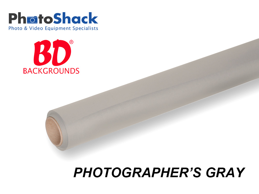 BD Paper Background Roll - 153 Photographers Gray