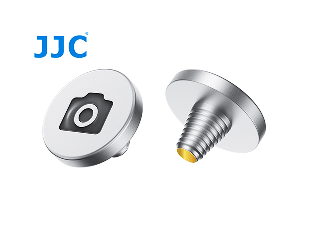 JJC Deluxe Soft Release Button - Silver Camera