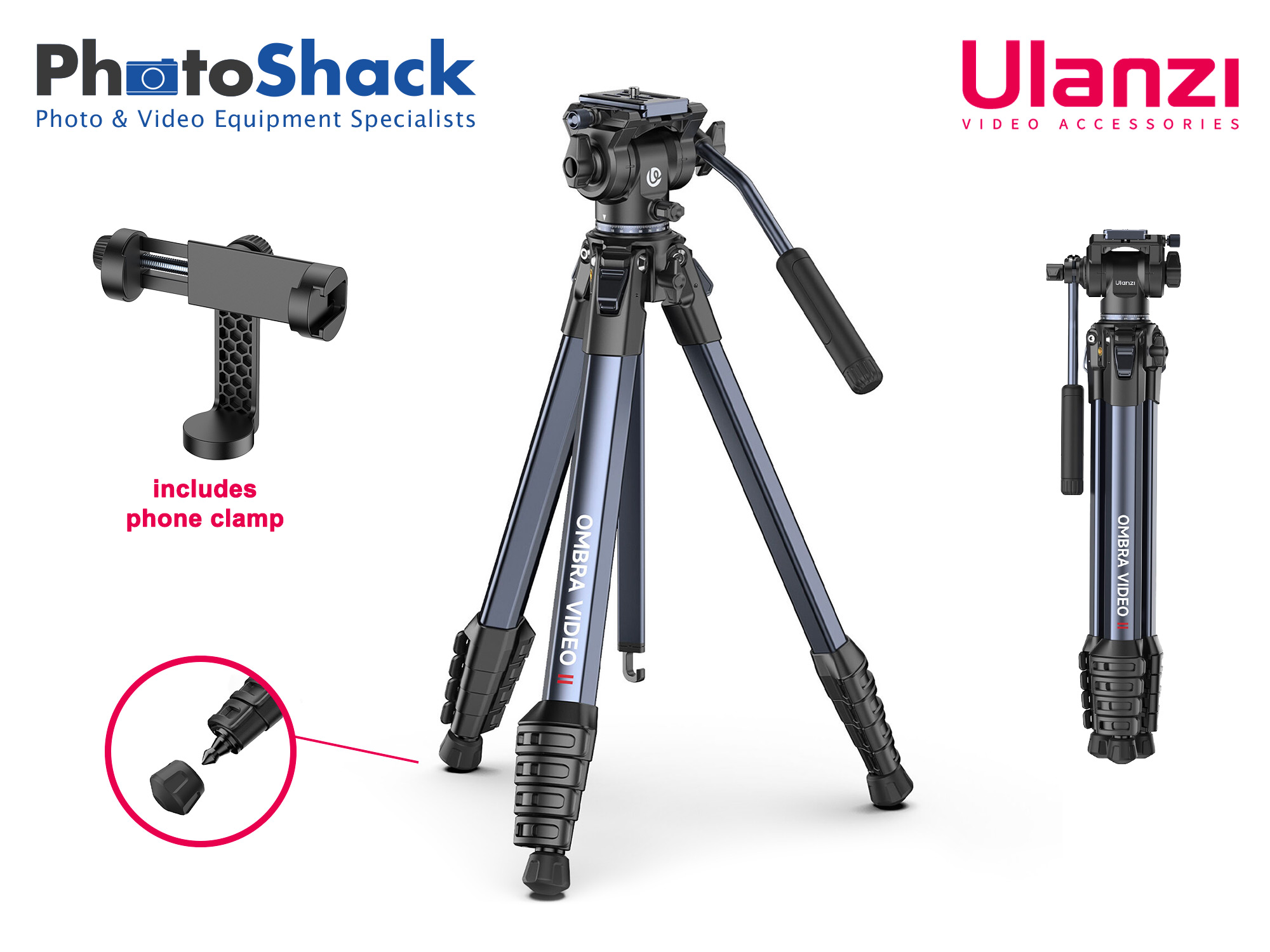 Ulanzi T156 OMBRA II Travel Video Tripod