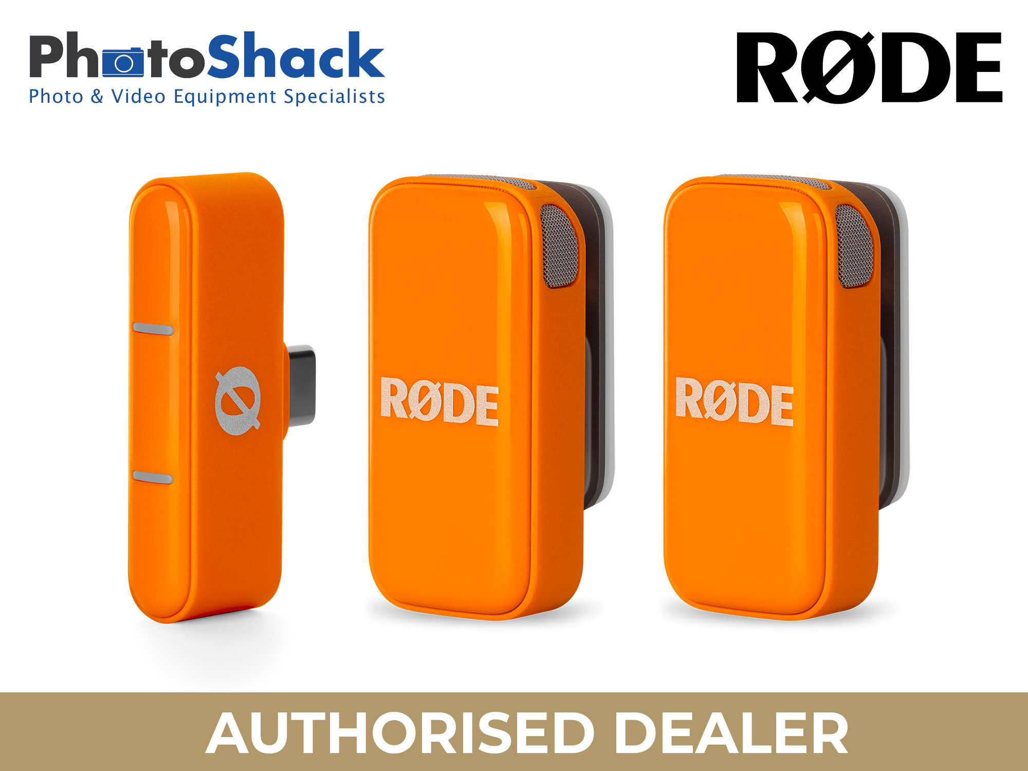 RODE WIME Micro Compact Wireless Microphone Audio System For USB-C - Orange