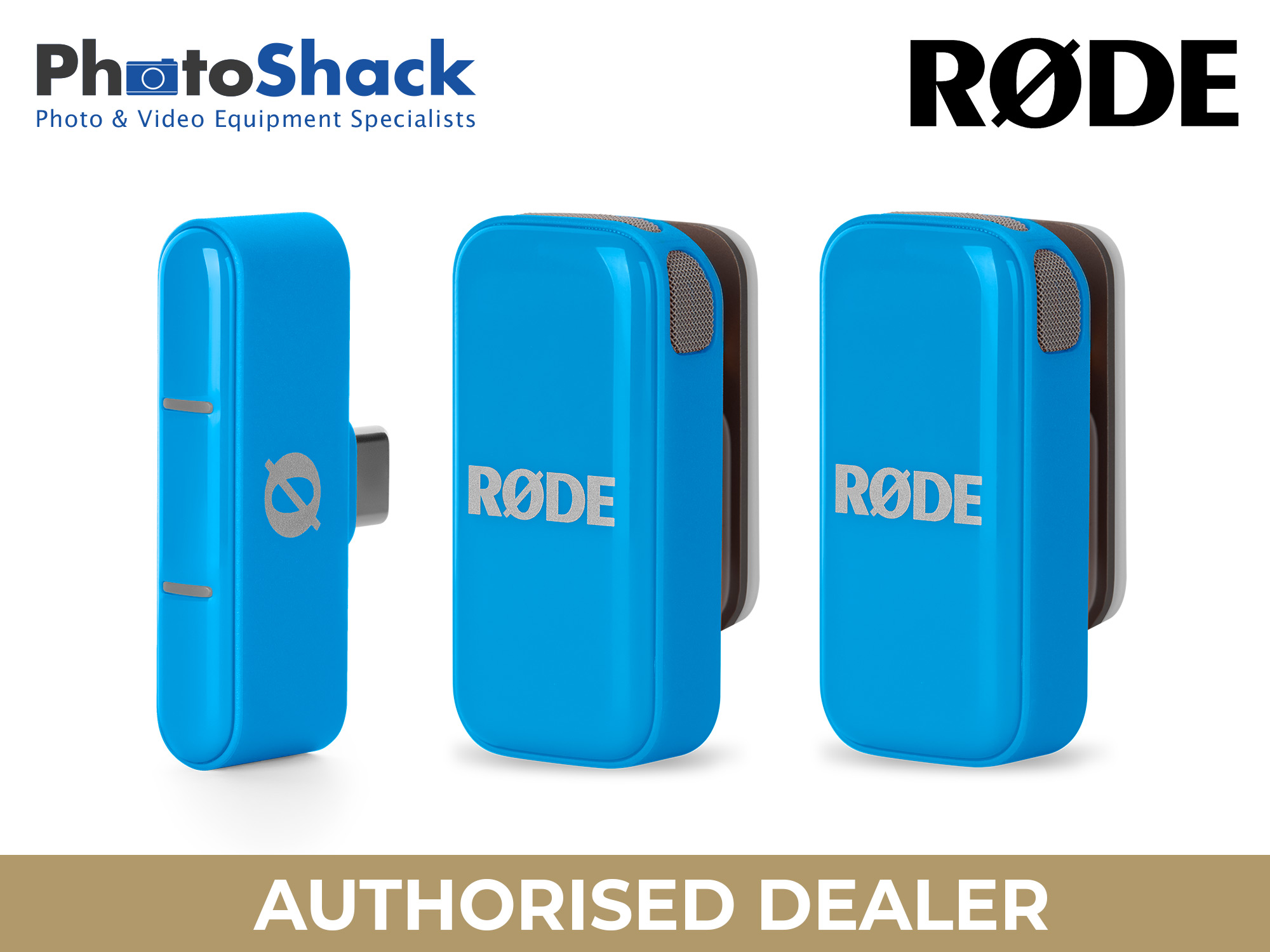 RODE WIME Micro Compact Wireless Microphone Audio System For USB-C - Blue