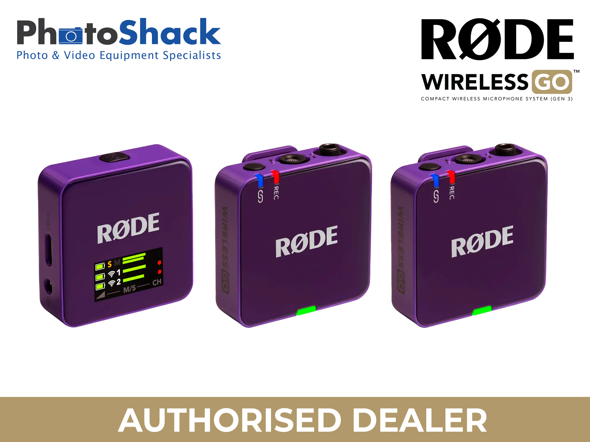 RODE Wireless Go (Gen 3) - Purple