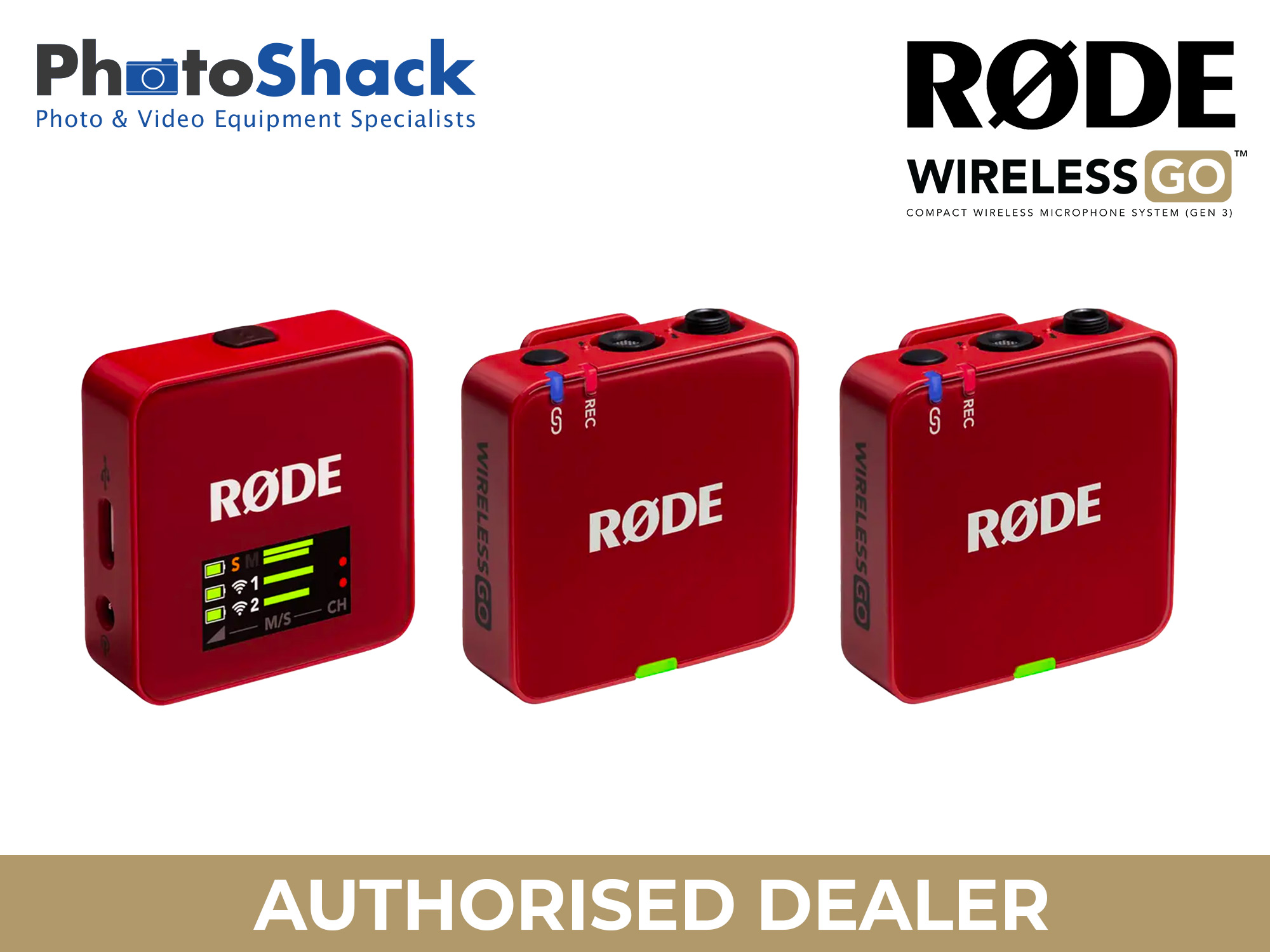 RODE Wireless Go (Gen 3) - Red