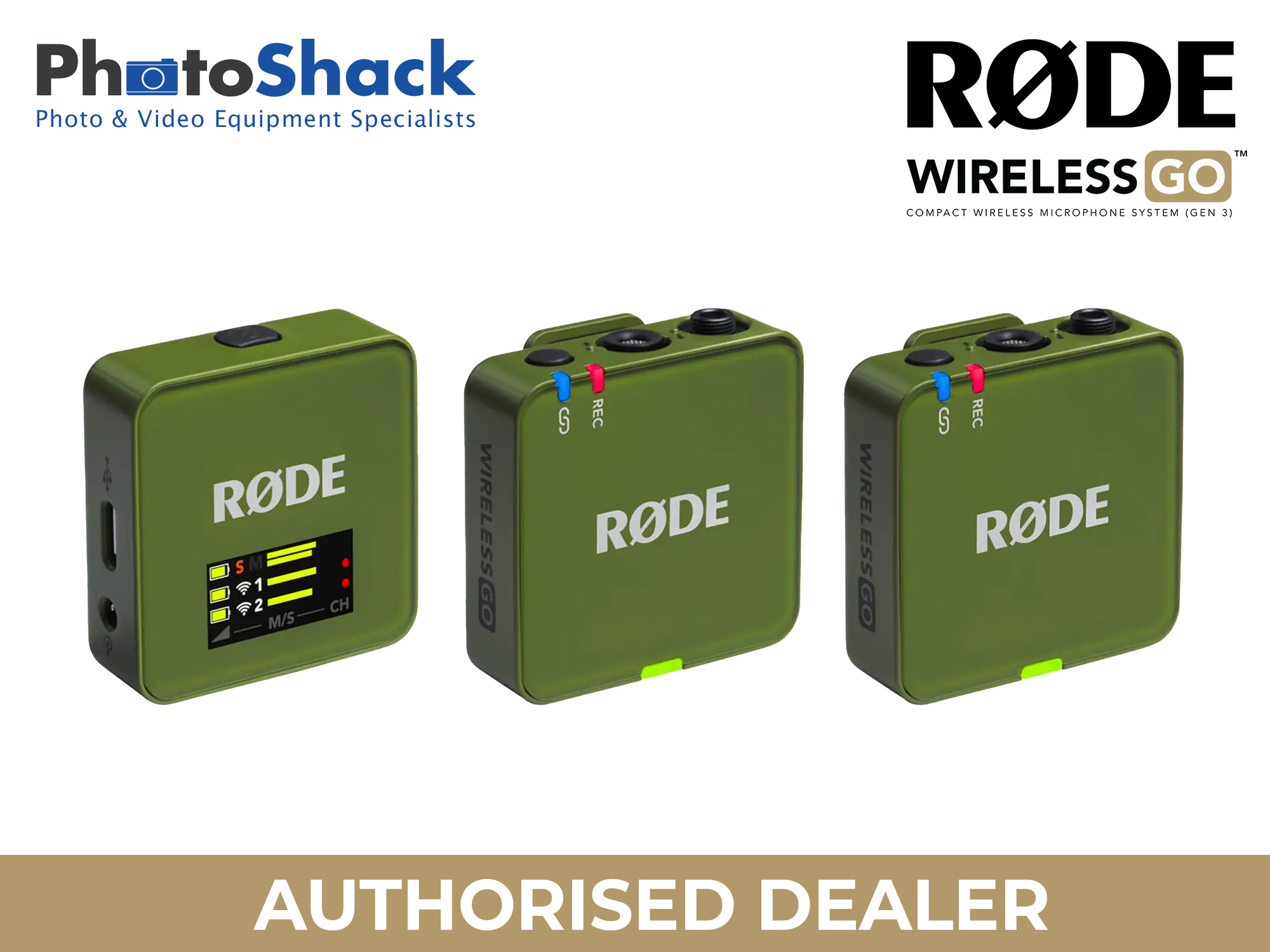 RODE Wireless Go (Gen 3) - Moss