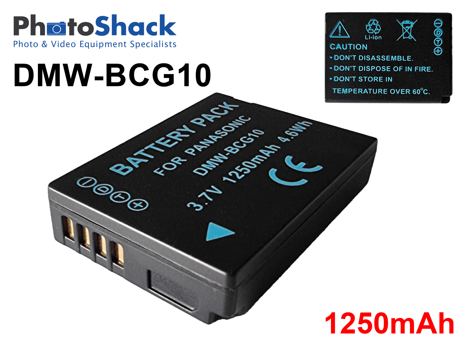 DMW-BCG10 Battery for Panasonic Lumix DMC series camera