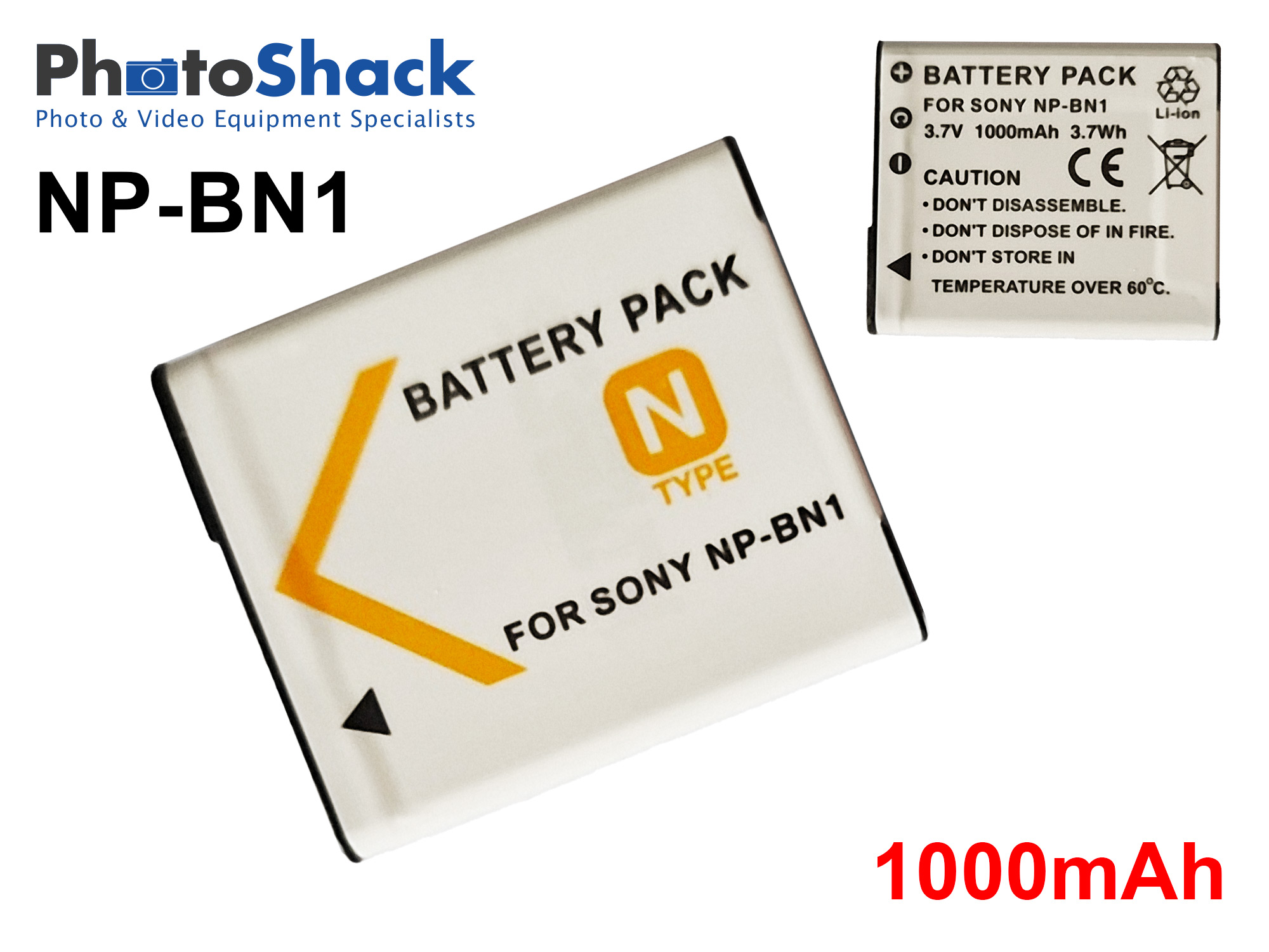 NP-BN1 Camera Battery for Sony Cyber-shot series