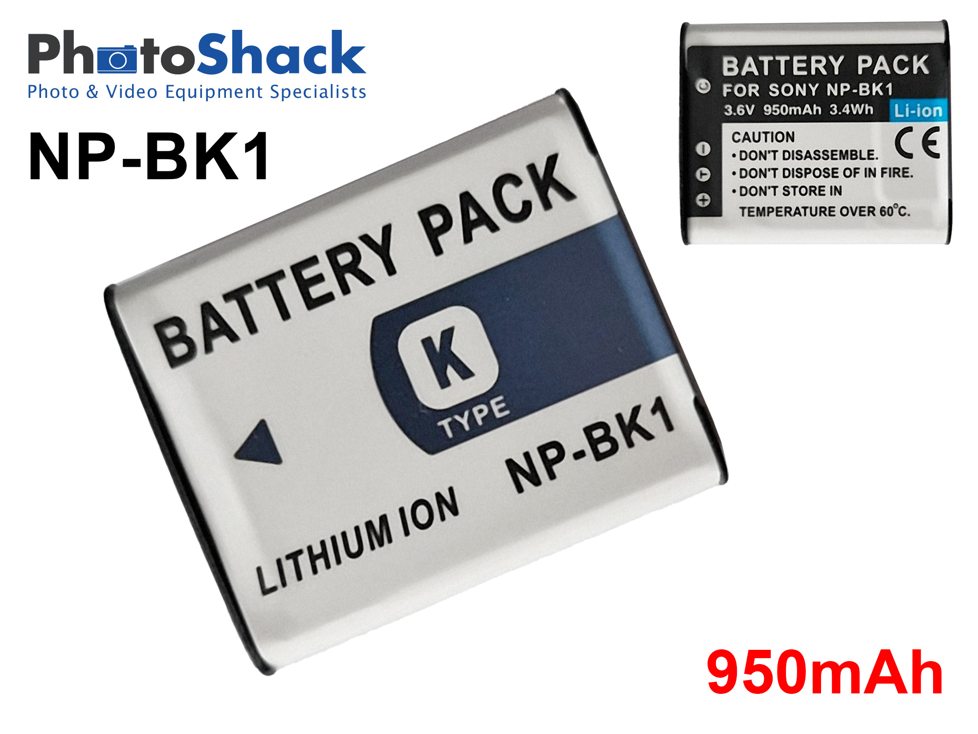 NP-BK1 FK1 Battery for Sony Cyber-shot cameras