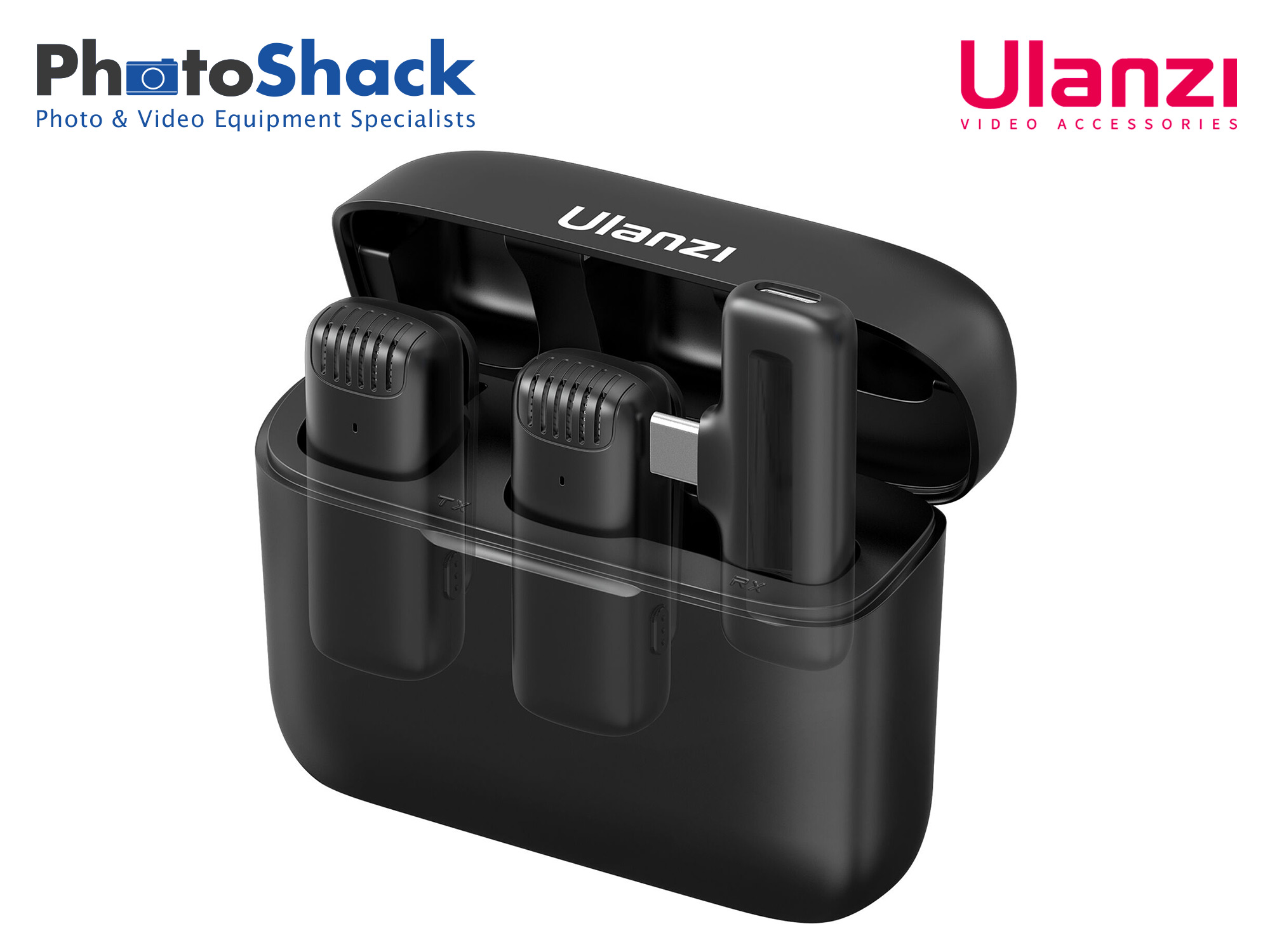 Ulanzi J12 2-Person Wireless Microphone System for Mobile Devices (USB-C)