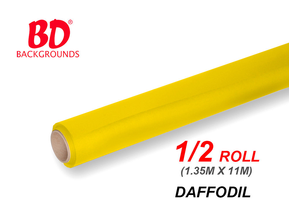 BD Paper Background Half Roll - 107 Daffodil