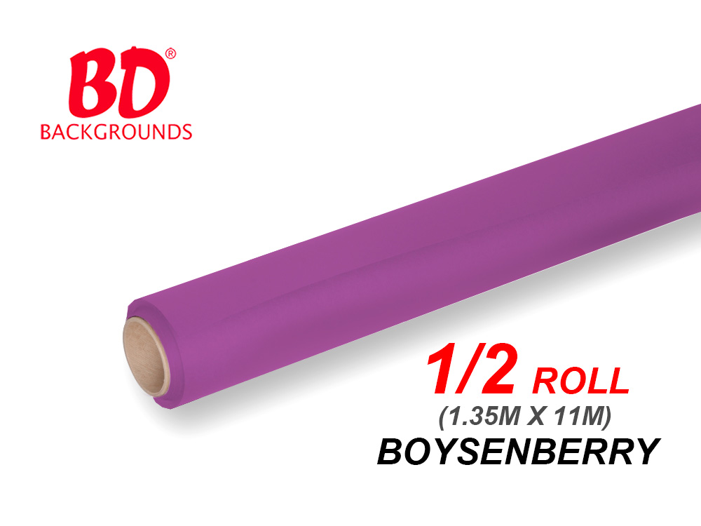 BD Paper Background Half Roll - 191 Boysenberry