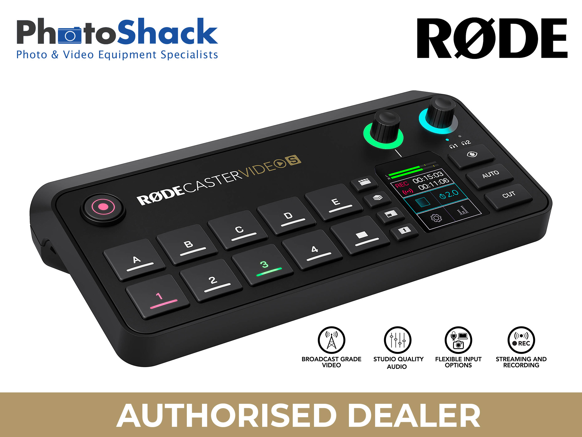 RODECaster Video S Video & Audio Production Console
