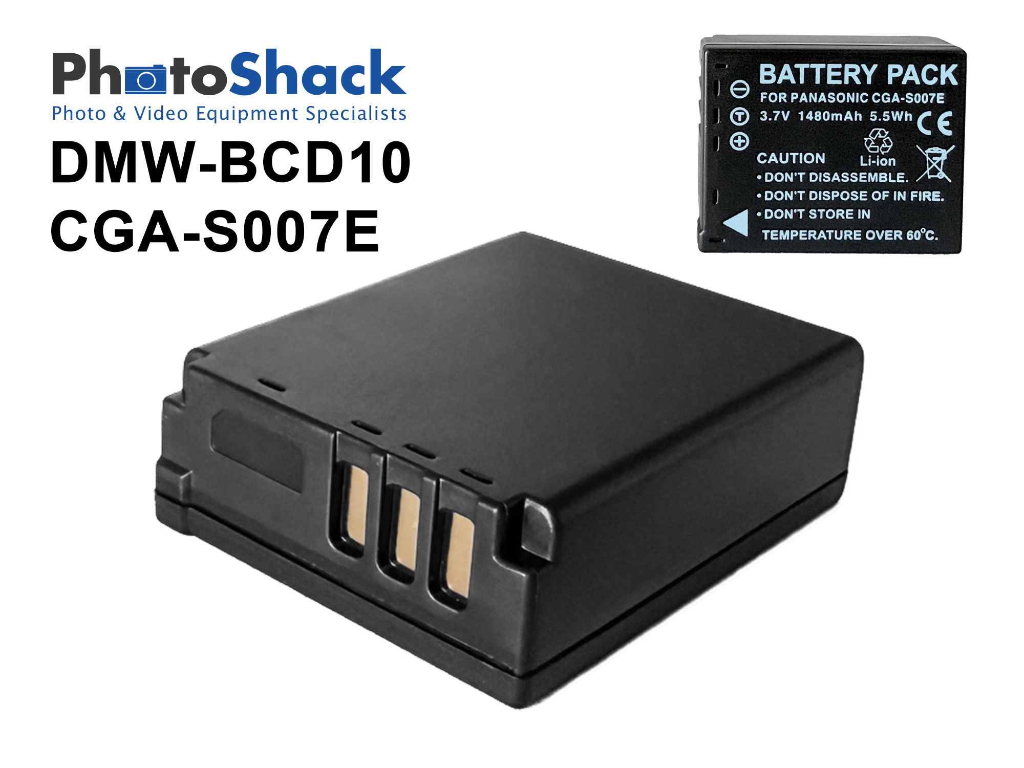 CGA-S007E Camera Battery for Panasonic