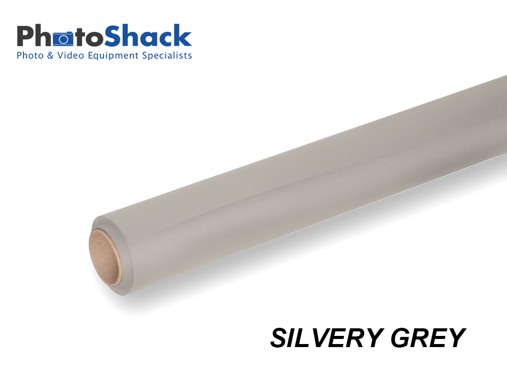 Paper Background Roll - Silvery Grey