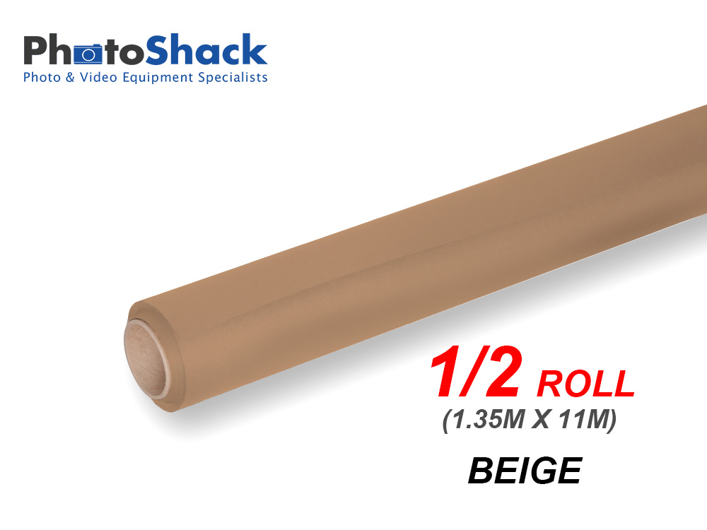Paper Background Half Roll - Beige