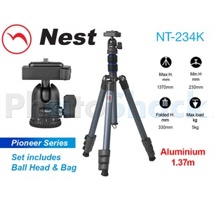 Nest 1.4m Aluminium Tripod 4 section