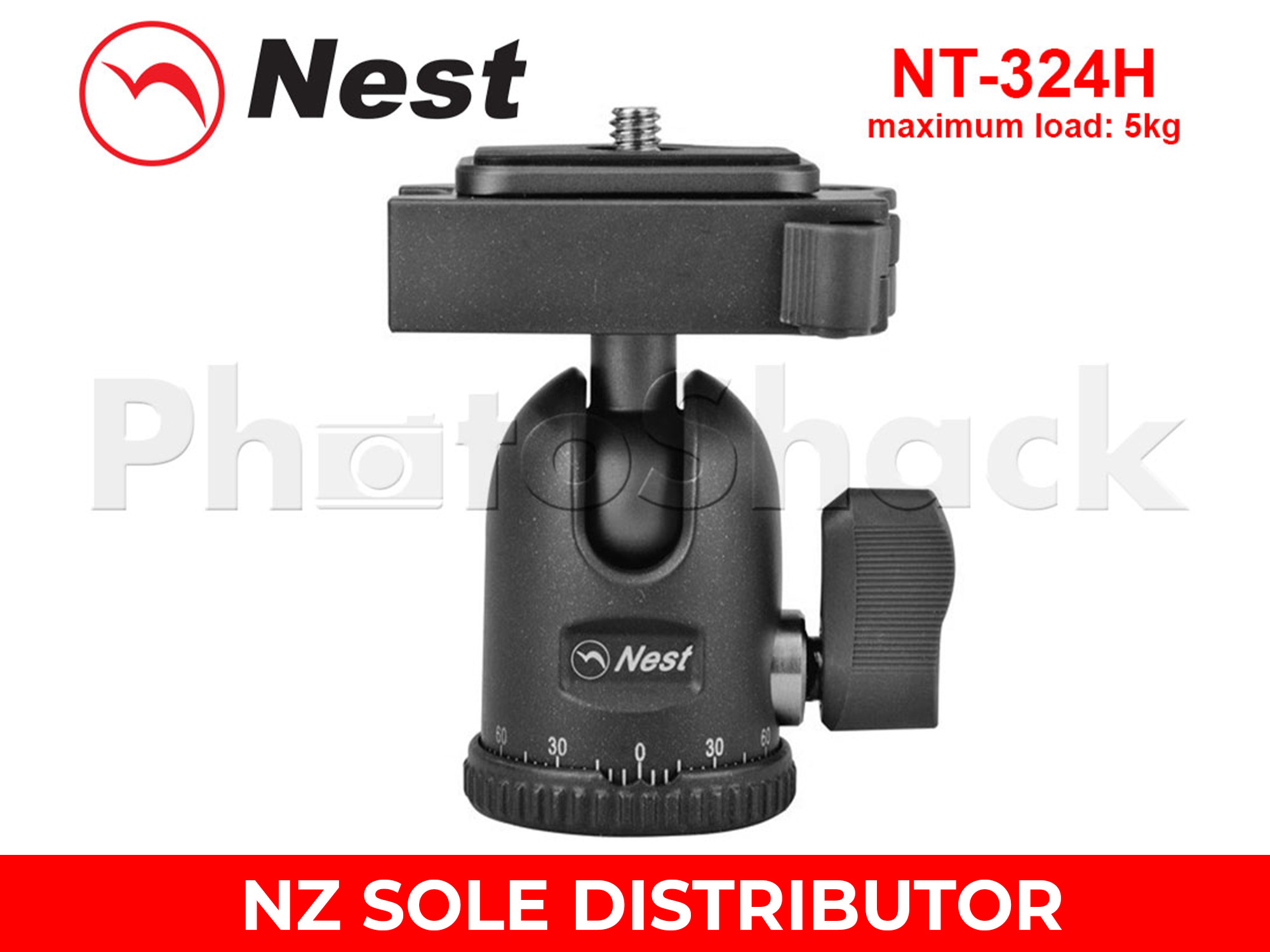 Nest Ball Head for Tripod - 5kg Load