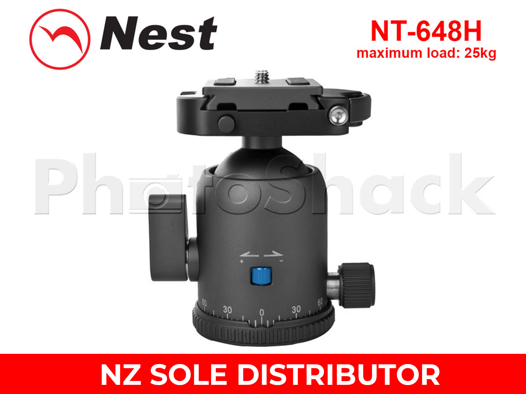 Tripod - Nest Ball Head 20kg Load (with QR plate)