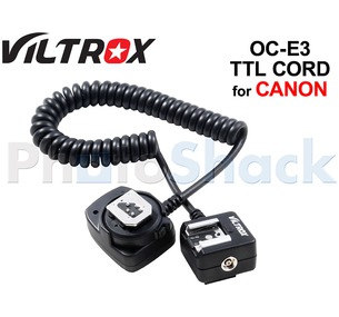 Viltrox E-TTL Flash Sync Cord for Canon OC-E3