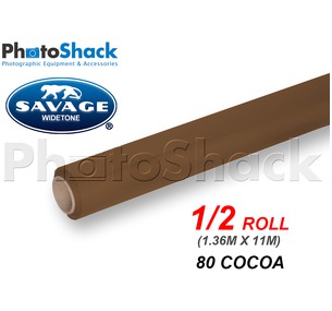 SAVAGE Paper Backdrop Half Roll - 80 Cocoa