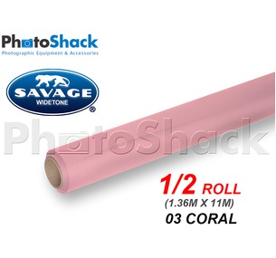 SAVAGE Paper Backdrop Half Roll - 03 Coral