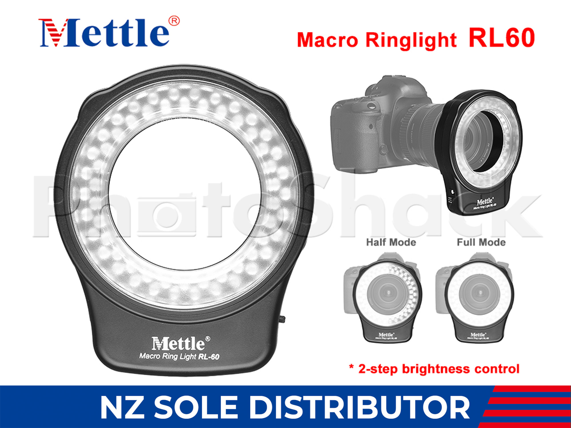 LED Macro Ringlight - Mettle RL60