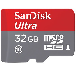 SanDisk Ultra MicroSD Memory Card - 32GB