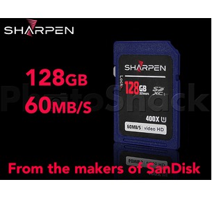 Memory Card - 128Gb SDHC 400X High Speed Video HD