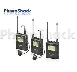 Saramonic RX9+TX9+TX9 UHF Wireless Lavalier Microphone System