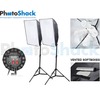 Continuous Lighting Set (6000W) with 2 Lights + Vented Softboxes