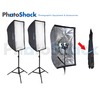 Continuous Cool Light Set (Equiv 1700W) with Collapsible Softboxes