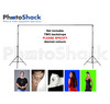 Photography Backdrop System + Two Backgrounds 6m