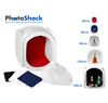 Light cube tent with 4 backgrounds 120cm
